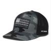 Columbia Unisex Tree Flag Mesh Ball Cap-High Crown, Black Mod Camo, Large/X-Large view 1