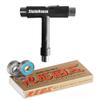 Bones Big Balls Skateboard, Longboard, and Roller Skate Bearings (8 Pack) Bundled with a Free SkateHouse Skateboard T-Handle Tool (Model #608) view 1