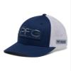 Columbia Unisex PFG Hooks Mesh Ball Cap-High Crown, Carbon/Silver, XX-Large view 1
