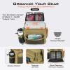 KastKing Karryall Fishing Tackle Bags for Saltwater or Freshwater Fishing - Water Resistant Material - Fishing Gear Storage - Medium Khaki view 3