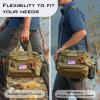 KastKing Karryall Fishing Tackle Bags for Saltwater or Freshwater Fishing - Water Resistant Material - Fishing Gear Storage - Medium Khaki view 4