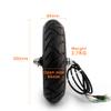 350W 10 Inch Ultrathin Brushless Hub Motor 10x2.50 Tyre Gearless Drive Wheel Open Size 85mm For DIY Scooter Bike (48 V) view 2