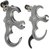 SHARROW Bow Release Aid 3/4 Fingers Automatic Archery Release Aluminium Alloy Thumb Trigger for Compound Bow Accessory (Gray) view 1