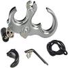SHARROW Bow Release Aid 3/4 Fingers Automatic Archery Release Aluminium Alloy Thumb Trigger for Compound Bow Accessory (Gray) view 2