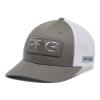 Columbia Unisex PFG Hooks Mesh Ball Cap-High Crown, Titanium/Silver, XX-Large view 1