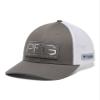 Columbia Unisex PFG Hooks Mesh Ball Cap-High Crown, Titanium/Silver, XX-Large view 4
