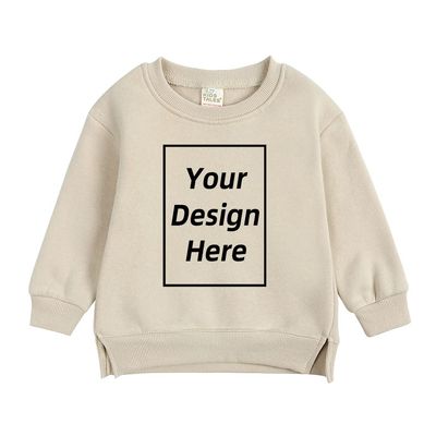 Kids Tales Boys Girls Custom Sweatshirt Add Your Own Text Design Cotton Pullover Kids Brushed Fleece Personalized Shirt Tops