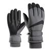 CLAPE Winter Gloves for Men Windproof Thermal Ski Glove Touch Screen Warm Gloves for Driving Running Cycling, Dark Grey(L) view 1