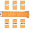 Tannius Tennis Racket Grip Tape, 6 Pack Tacky Tennis Grips, Absorbent and Enhanced Tennis Racquet Overgrip (6-Pack Orange) view 1