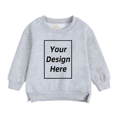 Kids Tales Boys Girls Custom Sweatshirt Add Your Own Text Design Cotton Pullover Kids Brushed Fleece Personalized Shirt Tops