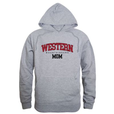 W Republic Western Colorado University Mountaineers Mom Fleece Hoodie Sweatshirts Heather Grey Medium