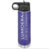 Personalized Water Bottles/Straw Vacuum Insulated Water Bottle Stainless Steel Sports Water Bottle 40 oz Navy Blue view 1
