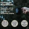CAMPINGMOON 2pc set 304 Stainless Steel Small Little Camping Mug Cup 7oz, 210ml Black BKS-190-2P view 4