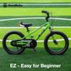 RoyalBaby EZ Kids Bike, 16 Inch Balance Pedal Convertable Bicycle, Easy Learn Balancing to Biking Boys Girls Ages 4-7 Years Beginners, 16" Wheel Green view 2