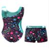 Kaerm Children Girls Two Piece Gymnastics Ballerina Outfits Sleeveless Yoga Suit Ballet Dance Leotard Starry Black A 6 Years view 2