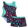 Kaerm Children Girls Two Piece Gymnastics Ballerina Outfits Sleeveless Yoga Suit Ballet Dance Leotard Starry Black A 6 Years view 3