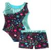 Kaerm Children Girls Two Piece Gymnastics Ballerina Outfits Sleeveless Yoga Suit Ballet Dance Leotard Starry Black A 6 Years view 4