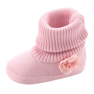 Cotton Shoes for Baby Girls and Boys Warm Shoes Soft Comfortable Boots Infant Toddler Warming Toddler Boy Casual Shoes (Pink, 0-6 Months)