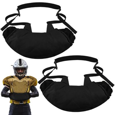Janmercy 2 Pcs Winter Football Hand Warmer Pouch Hand Muff Football Warming Pouch Tactical Handwarmer for Outdoor Sports Gifts Accessories(Black,Adult)