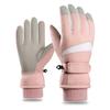 CLAPE Winter Warm Gloves,Thermal Ski & Snow Gloves Non-Slip Freezer Gloves for Outdoor Driving Cycling Gloves, Pink(M)