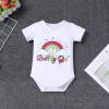 IDOPIP Rainbow Unicorn 1st 2nd 3rd Birthday Girl Outfit Baby Romper Tutu Skirt Headband Sash Badge 5PCS Princess Bowknot Tutu dress Clothes Set for Cake Smash Photo Shoot Hot Pink - Rainbow 3 Years view 4