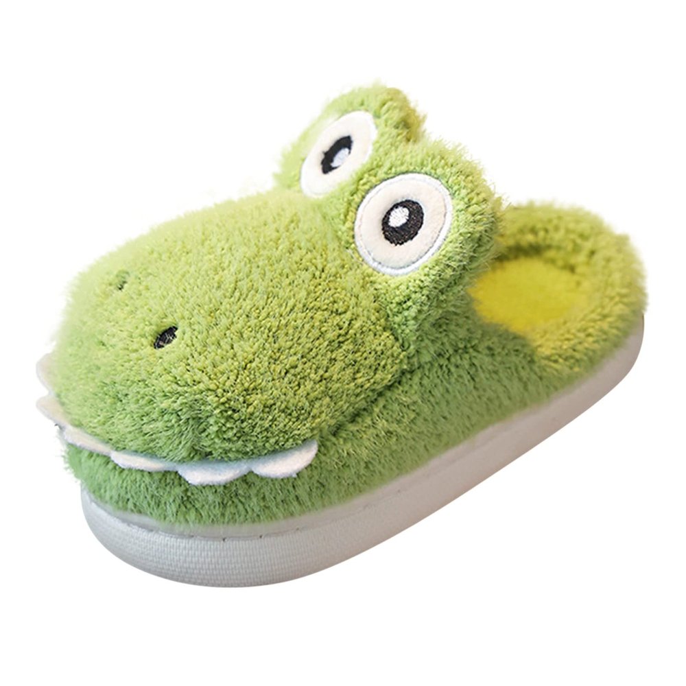 Girls Boys Home Slippers Warm House Slippers for Toddler Lined Winter Indoor Shoes Toddler House Slipper Girl (GN1, 10-10.5 Years)