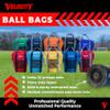 Velocity Heavy Duty Multipurpose Ball Bag with Durable Bottom - Holds up to 60-72 Balls - Ideal for Lacrosse, Baseball, Pickleball, Tennis & More, Orange view 2