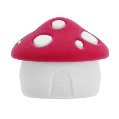 Cabilock 2pcs Mushroom Shape Jewelry Box for and Necklaces Delicate Organizer for Birthdays Christmas Weddings and Special Occasions