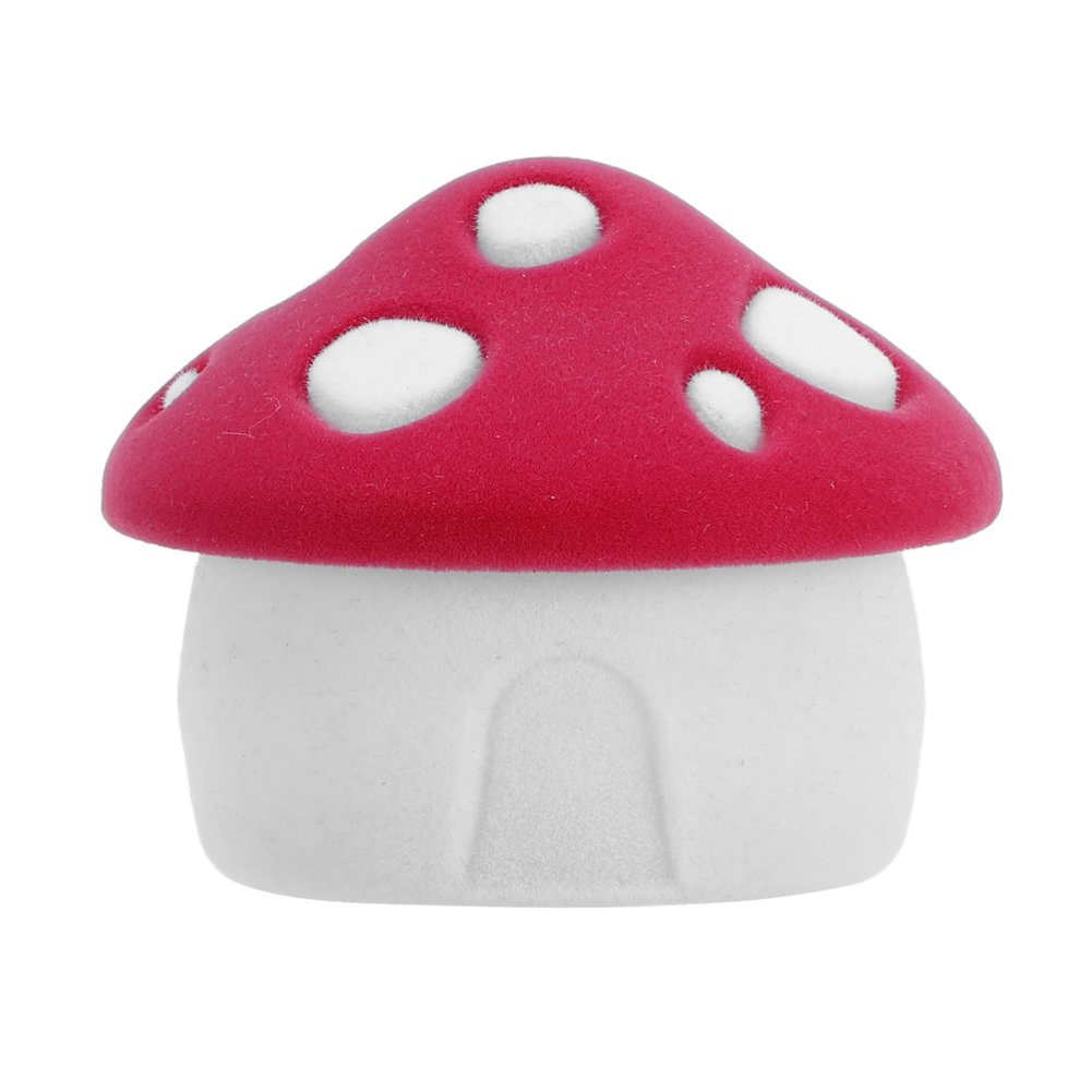 Cabilock 2pcs Mushroom Shape Jewelry Box for and Necklaces Delicate Organizer for Birthdays Christmas Weddings and Special Occasions