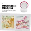 Cabilock 2pcs Mushroom Shape Jewelry Box for and Necklaces Delicate Organizer for Birthdays Christmas Weddings and Special Occasions view 3