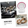 Cabilock 2pcs Mushroom Shape Jewelry Box for and Necklaces Delicate Organizer for Birthdays Christmas Weddings and Special Occasions view 4
