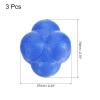 PATIKIL Bounce Reaction Balls, 3 Pack Coordination Training Ball Agility Trainer TPR for Speed Reflex, Blue view 2