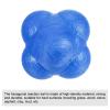 PATIKIL Bounce Reaction Balls, 3 Pack Coordination Training Ball Agility Trainer TPR for Speed Reflex, Blue view 3