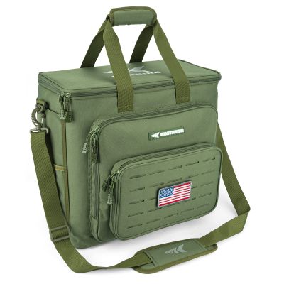 KastKing Karryall Tackle Bags for Saltwater or Freshwater Fishing - Water Resistant Material - Gear Storage - Large Green