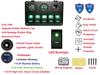 5 Gang Rocker Toggle Switch Panel Aluminum Waterproof Led Car Truck Marine Boat RV Camper Digital Voltmeter Display Dual USB Volt Socket 12V 24V view 2