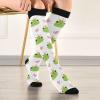 Wusikd Cute Frogs Crowns Compression Socks for Women and Men Circulation Long Socks for Athletic Running 1 view 2