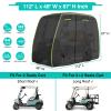 Golf Cart Covers 4 Passenger Fits for EZGO, Club Car, Yamaha Golf Cart, 420D Oxford Waterproof Golf Cart Covers with Reflective Strips, For Outdoor Windproof, Dustproof Golf Cart Cover 2/4 Passenger view 2