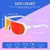 KAPVOE Youth Baseball Glasses Age 8-14 Kids Sports Sunglasses Polarized Softball Cycling Small Face Adult Mountain Bike MTB view 4