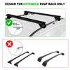 TOOENJOY Heavy-Duty Kayak Lift Assist Roof Rack, 100 LBS Capacity Kayak Canoe Rooftop Loader, Elevating Assist System for Easy Loading, Black view 4
