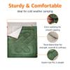 Amazon Basics 40F Cool Weather Two-Person Sleeping Bag, 87 Inches x 59 Inches, Olive Green view 2