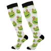Wusikd Little Frog Love Compression Socks for Women and Men Circulation Cute Long Socks for Athletic Running 1 view 1