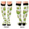 Wusikd Little Frog Love Compression Socks for Women and Men Circulation Cute Long Socks for Athletic Running 1 view 3