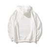 JEsilunmaMY Casual Sweatshirt for Men Fall Button Long Sleeve Sport Drawstring Hoodies Solid Color Pullover Tops with Pocket (White,3X-Large) view 2
