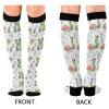 Wusikd Frog Mushrooms Compression Socks for Women and Men Circulation Long Socks for Athletic Running 1 view 2