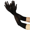 Seamless Sheer Stretchy Nylon Gloves Elbow Long Opera Party Velvet Cosplay Pantyhose for Hand Stockings (Black) view 1