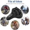 BUZZNN Bike Saddles, Comfortable Bicycle Seat - Wide Bike Seat Cushion for Women and Men, Waterproof Leather Bike Saddle, Perfect for Road Mountain Bikes view 3
