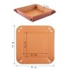 3 Years Marriage Anniversary Gift for Couple, Engraved Leather Valet Tray Gift For Husband From Wife, Happy 3rd Anniversary Presents for Him for Her, Leather Storage & Organization Jewelry Trays view 3