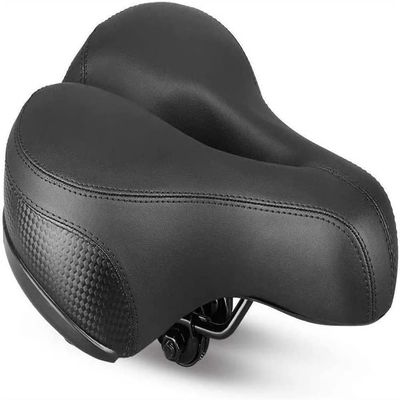 BUZZNN Comfort Bike Seat for Women Men, Bicycle Saddle Replacement Padded Soft, Breathable Waterproof Bicycle Saddle, Universal Fit for Indoor/Outdoor Bikes