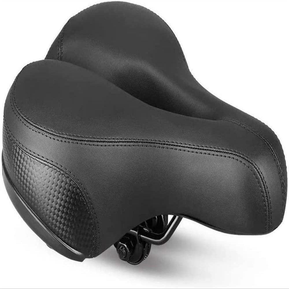 BUZZNN Comfort Bike Seat for Women Men, Bicycle Saddle Replacement Padded Soft, Breathable Waterproof Bicycle Saddle, Universal Fit for Indoor/Outdoor Bikes