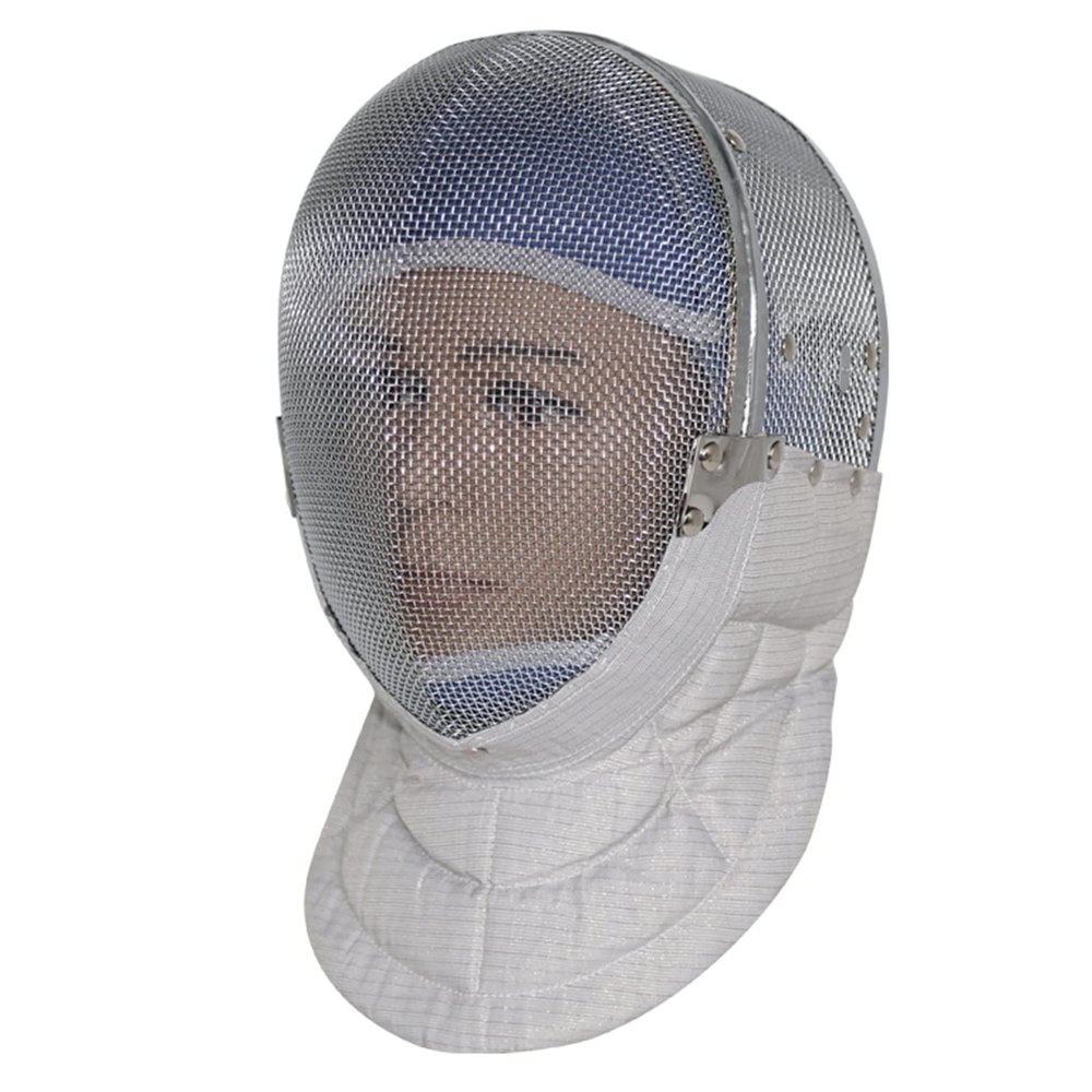Fencing Mask - Epee CE 350N/700N Certified National Grade Masque - Fencing Protective Gear Full Face Steel Mesh Fencing Mask for Training, Detachable Inner Lining